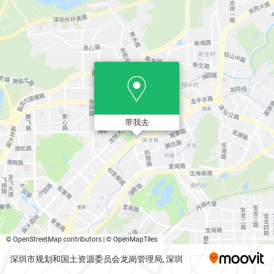 深圳市规划和国土资源委员会龙岗管理局地图