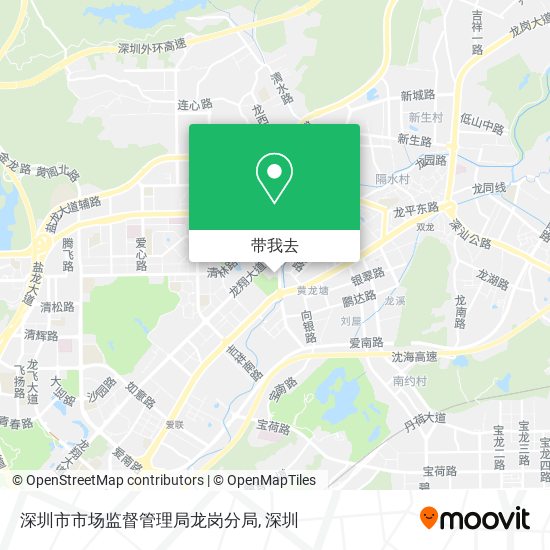 深圳市市场监督管理局龙岗分局地图