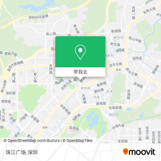 珠江广场地图