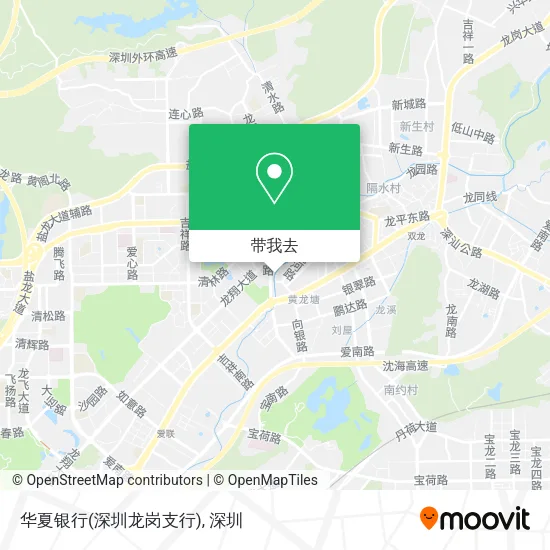 华夏银行(深圳龙岗支行)地图