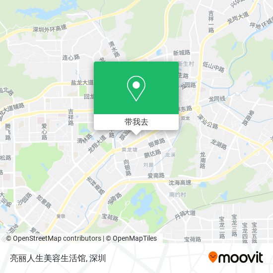 亮丽人生美容生活馆地图