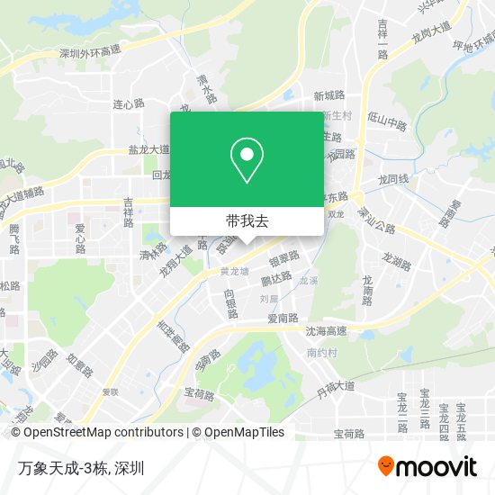 万象天成-3栋地图