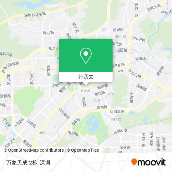 万象天成-2栋地图