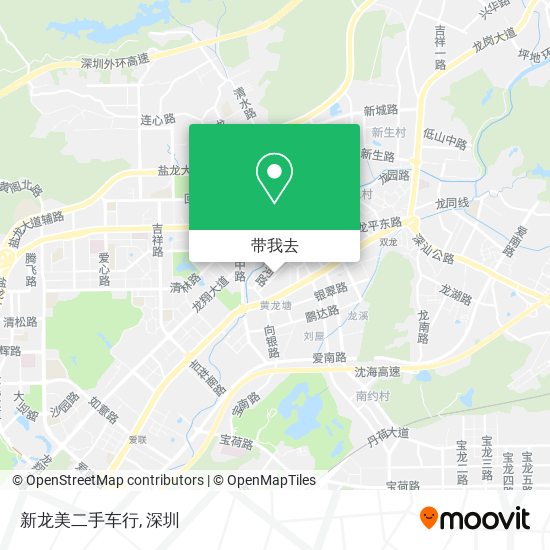 新龙美二手车行地图