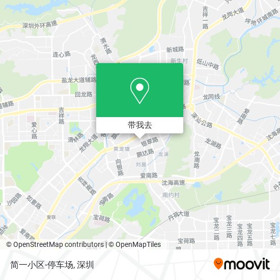简一小区-停车场地图