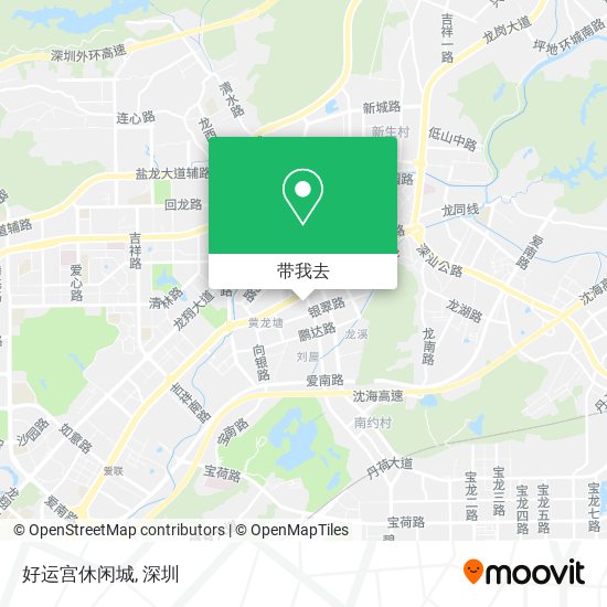 好运宫休闲城地图