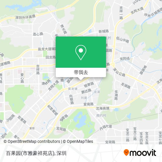 百果园(市雅豪祥苑店)地图