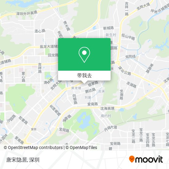 唐宋隐居地图