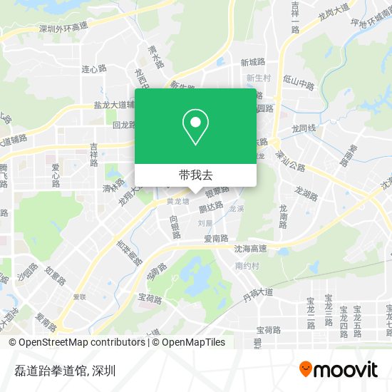 磊道跆拳道馆地图