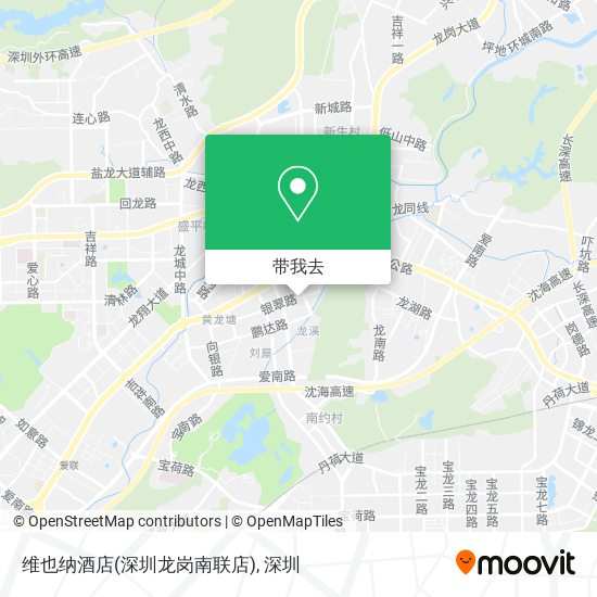 维也纳酒店(深圳龙岗南联店)地图