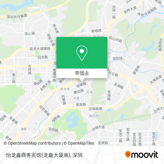 怡龙鑫商务宾馆(龙鑫大厦南)地图