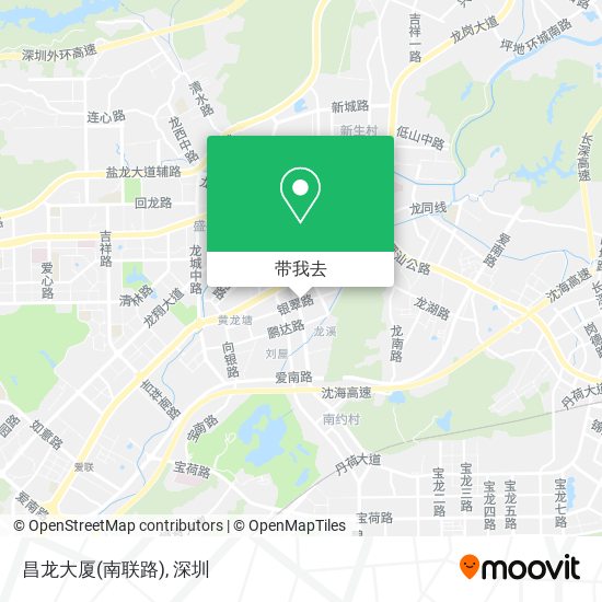 昌龙大厦(南联路)地图