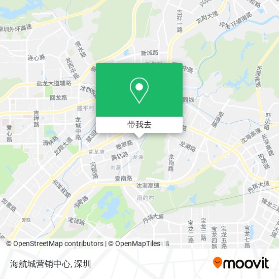 海航城营销中心地图