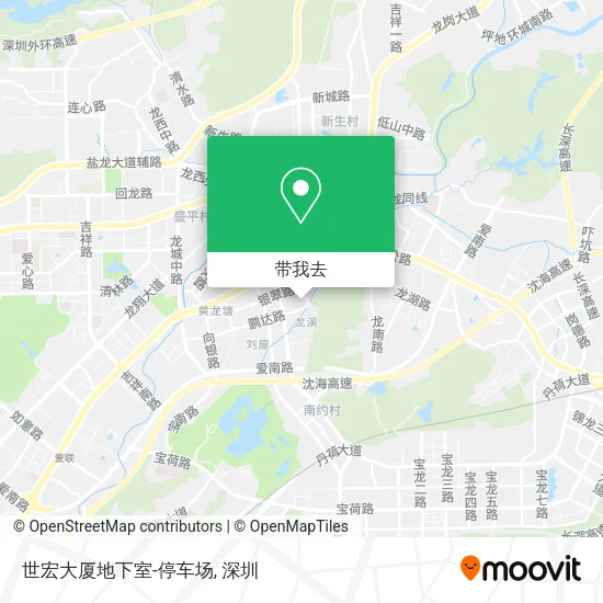世宏大厦地下室-停车场地图