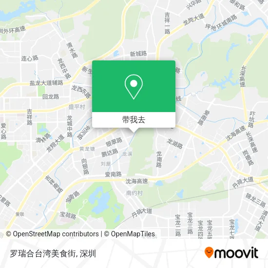 罗瑞合台湾美食街地图