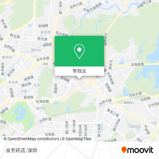 余芳药店地图