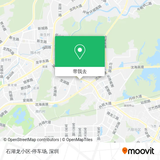 石湖龙小区-停车场地图