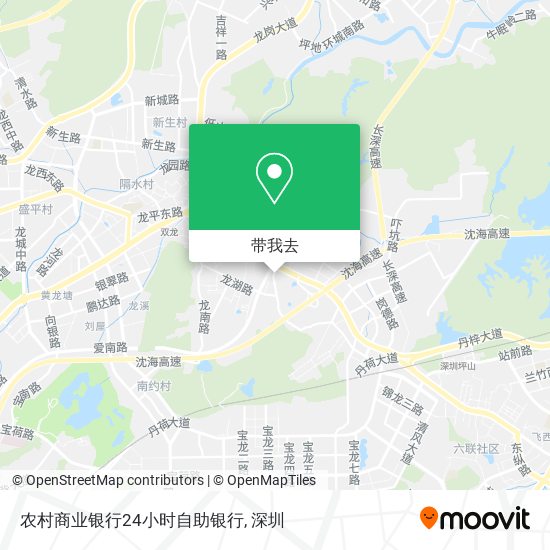 农村商业银行24小时自助银行地图