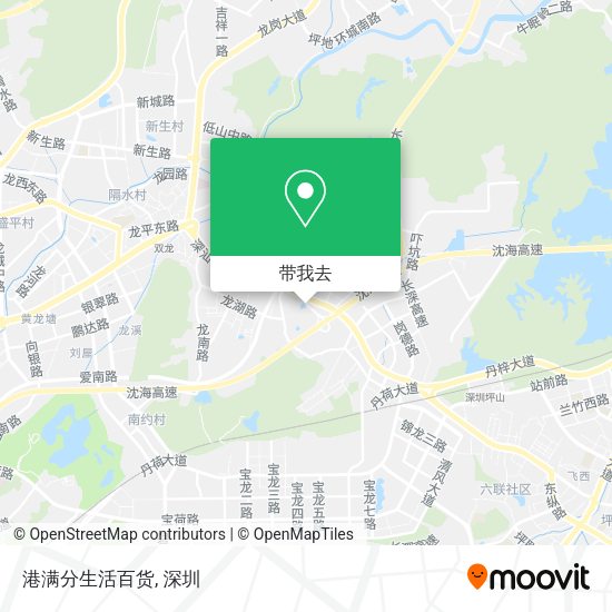 港满分生活百货地图