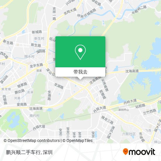 鹏兴顺二手车行地图
