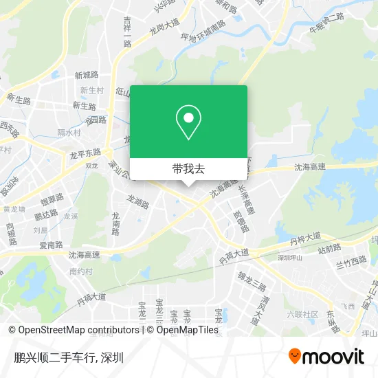 鹏兴顺二手车行地图