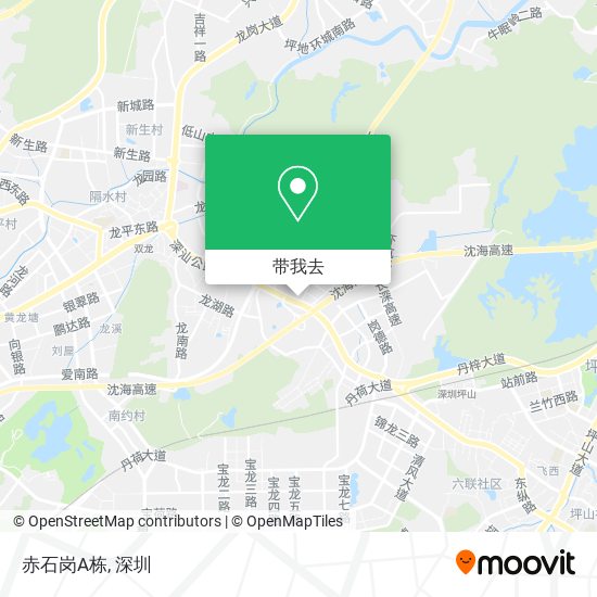 赤石岗A栋地图