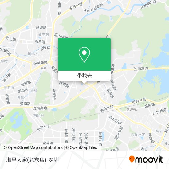 湘里人家(龙东店)地图