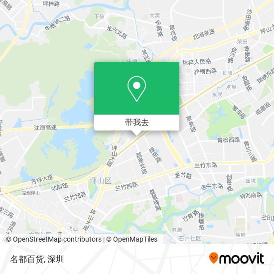 名都百货地图