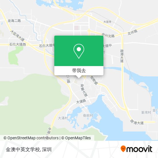 金澳中英文学校地图