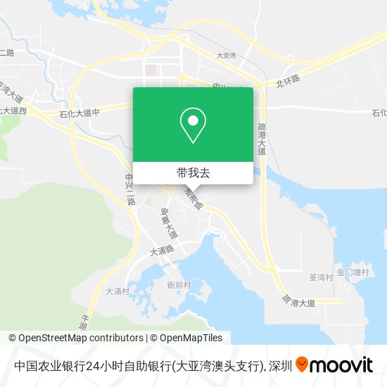 中国农业银行24小时自助银行(大亚湾澳头支行)地图