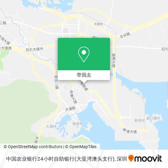 中国农业银行24小时自助银行(大亚湾澳头支行)地图