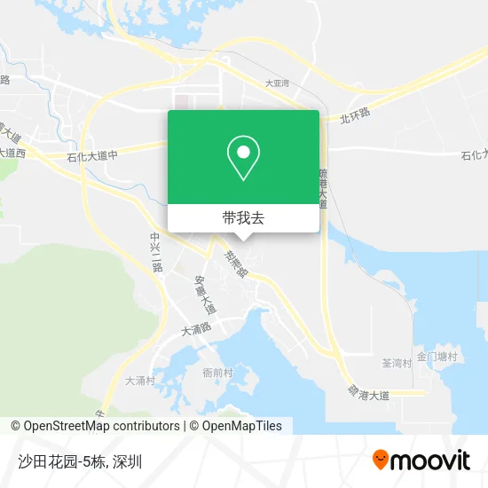 沙田花园-5栋地图