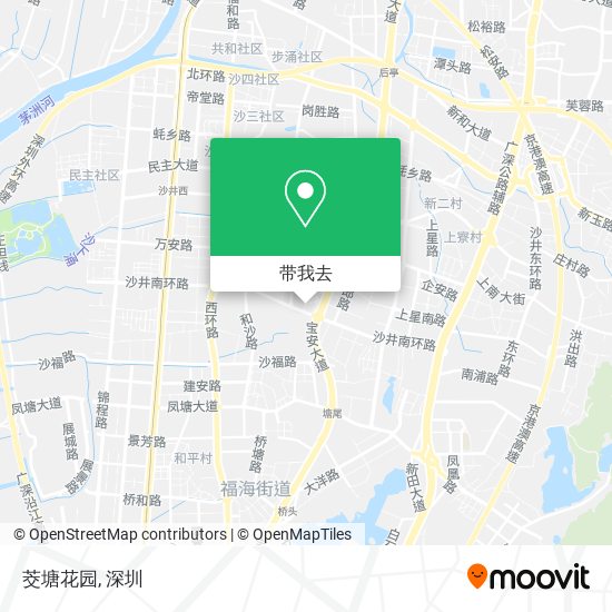 茭塘花园地图