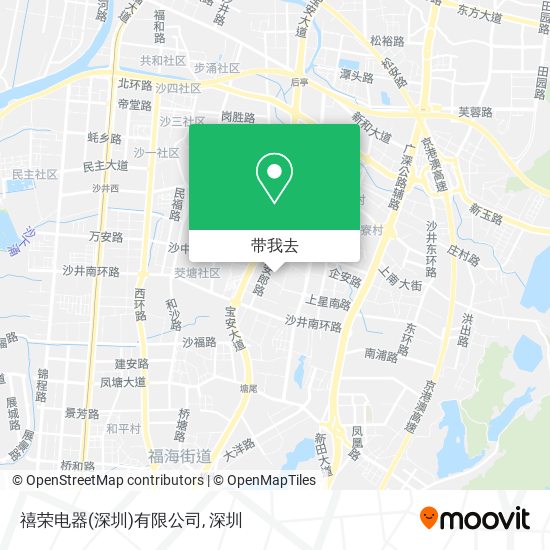禧荣电器(深圳)有限公司地图