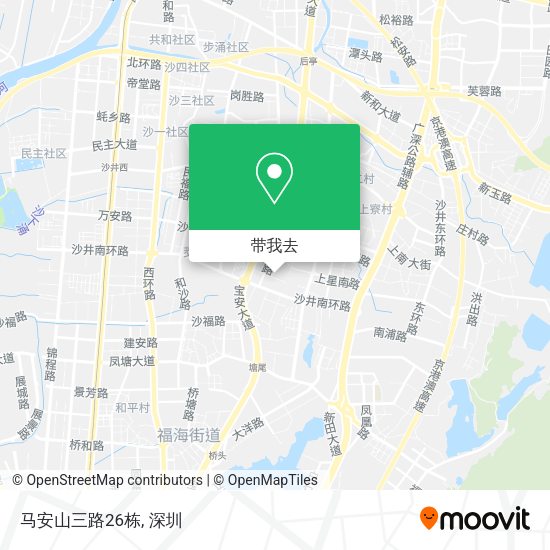 马安山三路26栋地图