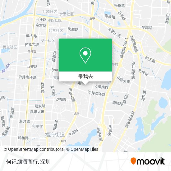 何记烟酒商行地图