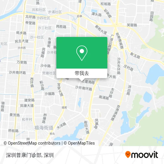 深圳普康门诊部地图