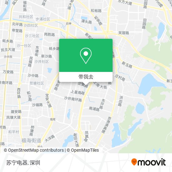 苏宁电器地图