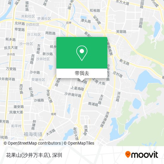 花果山(沙井万丰店)地图