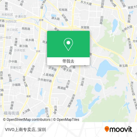 VIVO上南专卖店地图