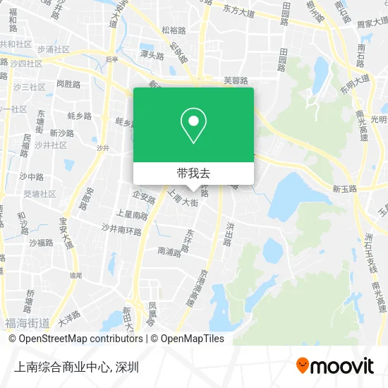 上南综合商业中心地图