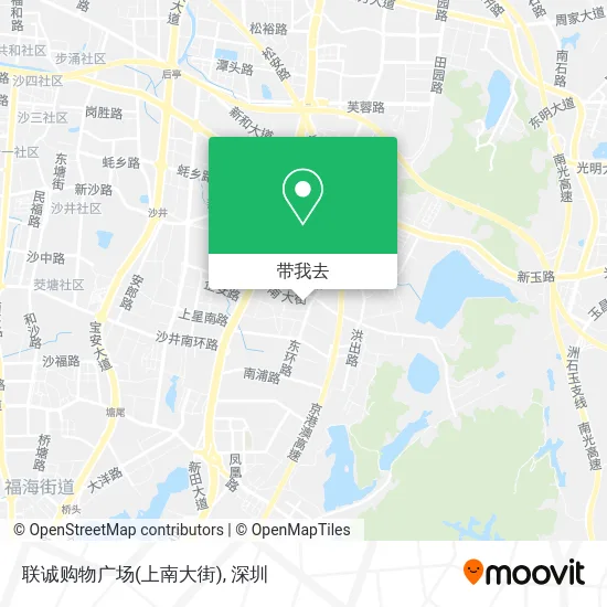 联诚购物广场(上南大街)地图