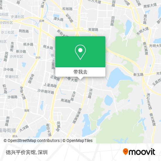 德兴平价宾馆地图