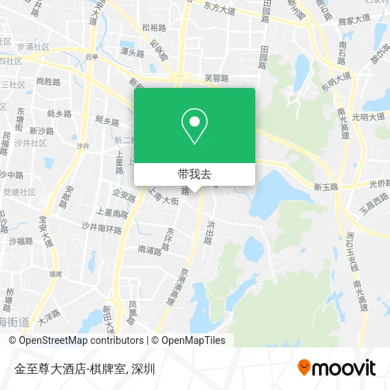 金至尊大酒店-棋牌室地图