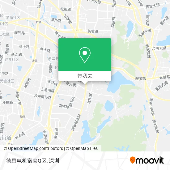 德昌电机宿舍Q区地图