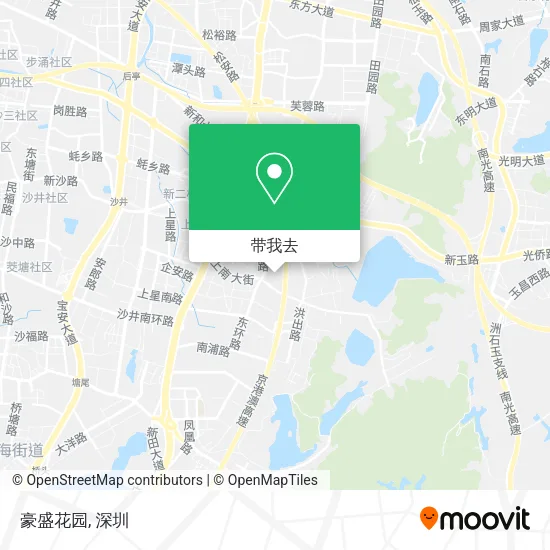豪盛花园地图