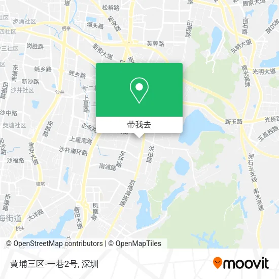 黄埔三区-一巷2号地图