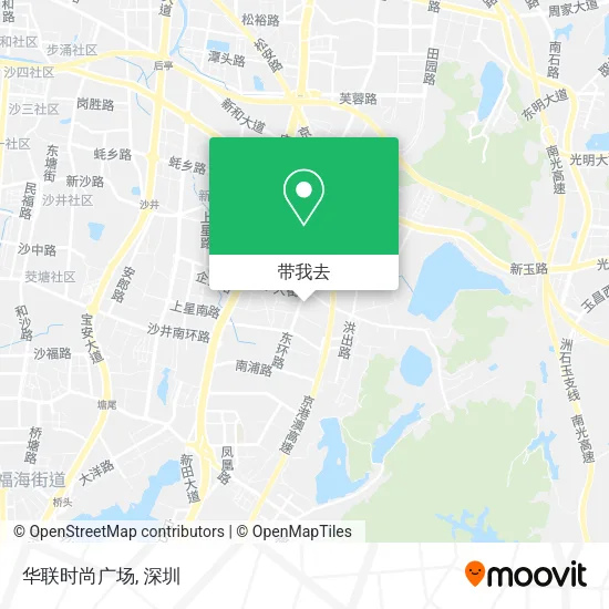 华联时尚广场地图