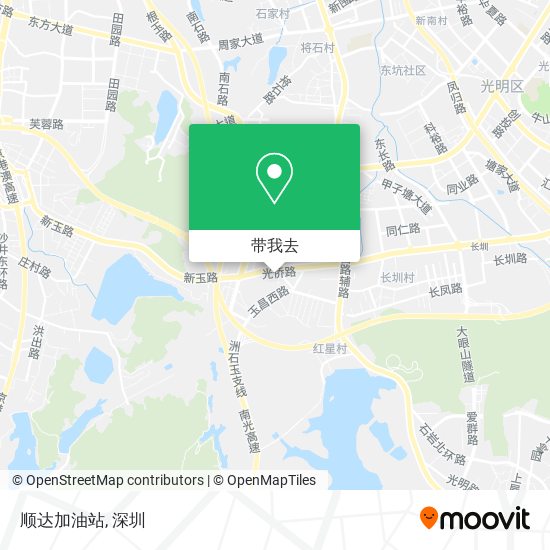 顺达加油站地图