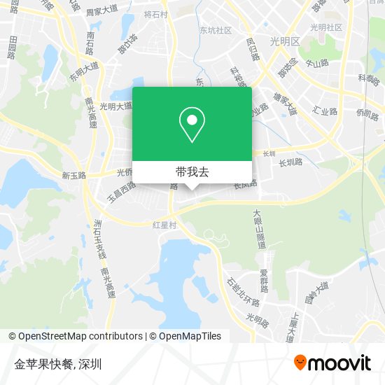 金苹果快餐地图